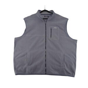 Chaps Sport Fleece Vest Men’s 4XB Gray Full Zip Outdoor Layer